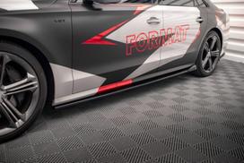 Maxton Design Side Skirts Diffusers V.2 Audi S8 D4 AU-A8-D4-SLINE-SD2G