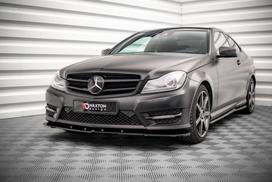 Maxton Design Front Splitter V.2 Mercedes-Benz C Coupe / Sedan / Estate AMG-Line C204 / W204 Facelift / S204 Facelift ME-C-204F-AMGLINE-C-FD2G