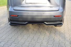 Maxton Design Rear Splitter Lexus NX Mk1 H (with vertical bars) LE-NX-1-H-RD1+RD2G