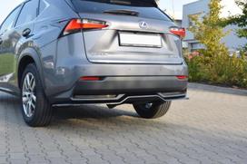 Maxton Design Rear Splitter Lexus NX Mk1 H (without vertical bars) LE-NX-1-H-RD1G