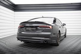 Maxton Design Rear Splitter Audi A5 S-Line F5 Coupe / Sportback (with vertical bars) AU-A5-2-SLINE-RD1+RD2G