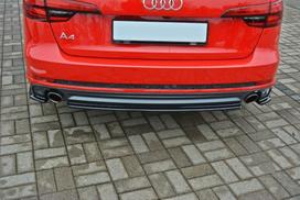 Maxton Design Rear Splitter Audi A4 B9 S-Line AU-A4-B9-SLINE-AV-RD1G
