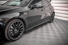 Maxton Design Street Pro Side Skirts Diffusers Mercedes A35 AMG / AMG-Line Aero Pack W177 MEA17735CNC-SD1B