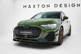 Maxton Design Street Pro Front Splitter Audi S3 Sportback / A3 S-line Sportback 8Y Facelift AUS38YFCNC-FD1B