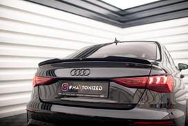Maxton Design Spoiler Cap Audi A3 / A3 S-Line / S3 / RS3 Sedan 8Y AU-A3-8Y-SLINE-S-CAP1G