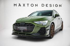 Maxton Design Front Splitter V.3 Audi S3 Sportback / A3 S-line Sportback 8Y Facelift AU-S3-8YF-S-FD3G