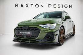Maxton Design Front Splitter V.1 Audi S3 Sportback / A3 S-line Sportback 8Y Facelift AU-S3-8YF-S-FD1G