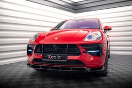 Maxton Design Front Splitter V.2 Porsche Macan GTS / Sport Design Mk1 Facelift PO-MA-1F-FD2G+FD2RG