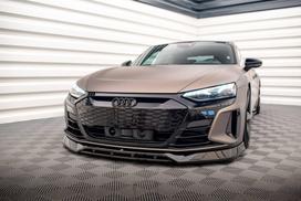 Maxton Design Front Splitter V.3 Audi e-Tron GT / RS GT Mk1 AU-ETRON-1-RS-FD3G+FD3RG