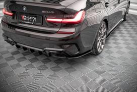 Maxton Design Street Pro Rear Side Splitters V.2 BMW M340i / M-Pack G20 / G21 BM321MPACKCNC-RSD2B