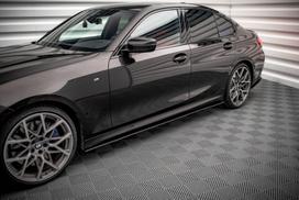 Maxton Design Street Pro Side Skirts Diffusers BMW 3 M-Pack G20 / G21 BM320MPACKCNC-SD1B