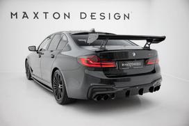 Maxton Design Carbon Spoiler With Internal Brackets Uprights BMW 5 / M5 Sedan G30 / F90 CF-BM-5-G30-MPACK-WING5-INT-245-P-1