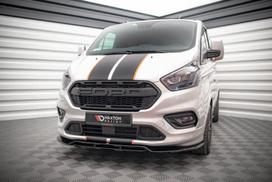 Maxton Design Front Splitter Ford Transit Custom ST-Line Mk1 Facelift FO-TRC-1F-STLINE-FD1G+FD1RG