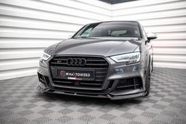 Maxton Design Front Splitter V.3 Audi S3 / A3 S-Line Sportback 8V Facelift AU-S3-3F-SB-FD3G