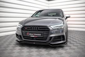 Maxton Design Front Splitter V.2 Audi S3 / A3 S-Line Sportback 8V Facelift AU-S3-3F-SB-FD2G