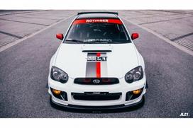 Maxton Design FRONT RACING SPLITTER Subaru Impreza WRX STI (BLOBEYE) SU-IM-2F2-WRX-STI-CNC-FD1A