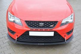 Maxton Design FRONT RACING SPLITTER SEAT LEON III CUPRA / FR SE-LE-3-FR-CNC-FD1A