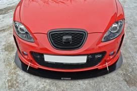 Maxton Design FRONT RACING SPLITTER V.1 SEAT LEON MK2 MS DESIGN SE-LE-2-MS-CNC-FD1A