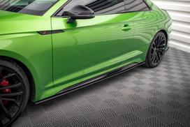 Maxton Design Street Pro Side Skirts Diffusers Audi RS5 Coupe F5 Facelift AURS52FCCNC-SD1B