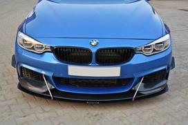 Maxton Design FRONT RACING SPLITTER V.3 for BMW 4 Coupe / Gran Coupe / Cabrio M-Pack F32 / F36 / F33 BM-4-F32-MPACK-CNC-FD3A