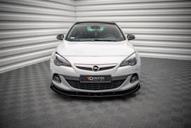 Maxton Design Street Pro Front Splitter V.1 + Flaps Opel Astra GTC OPC-Line J OPASJGTCOPCLINECNC-FD1B+FSF1G