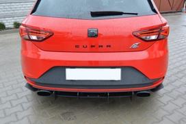 Maxton Design SEAT LEON III CUPRA REAR DIFFUSER & REAR SIDE SPLITTERS SE-LE-3-CU-CNC-RS1A