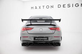 Maxton Design Carbon Spoiler With Internal Brackets Uprights Mercedes-Benz CLA Coupe C118 / C118 Facelift CF-ME-CLA-118-WING5-INT-245-P