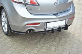 Maxton Design MAZDA 3 MK2 SPORT (PREFACE) REAR DIFFUSER & REAR SIDE SPLITTERS MA-3-2-SPORT-CNC-RS1A