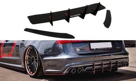 Maxton Design Rear Diffuser & Rear Side Splitters Audi S6 C7 FL AU-S6-C7-AV-CNC-RS1A