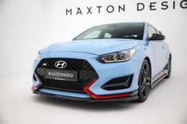 Maxton Design Front Splitter V.1 Hyundai Veloster N Mk2 HY-VE-2-N-FD1G