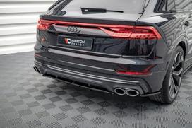 Maxton Design Rear Splitter (with vertical bars) Audi SQ8 Mk1 AU-SQ8-1F-RD1G+RD2G