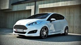 Maxton Design Front Bumper Spoiler Ford Fiesta Mk7 FL FO-FI-7F-STLINE-FS1A