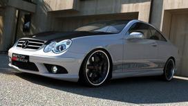 Maxton Design FRONT BUMPER MERCEDES CLK W209 AMG LOOK ME-CLK-209-AMG-F1F