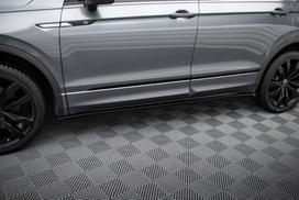 Maxton Design Side Skirts Diffusers Volkswagen Tiguan Allspace Mk2 VW-TI-2-RLINE-LWB-SD1G
