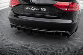 Maxton Design Rear Valance Audi A4 B8 (Single side dual exhaust version) AU-A4-B8-RS1GOO_