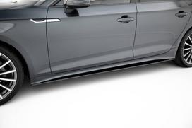 Maxton Design Street Pro Side Skirts Diffusers Audi A5 Sportback F5 Facelift AUA52FSBCNC-SD1B