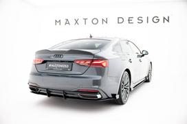 Maxton Design Street Pro Rear Diffuser + Flaps Audi A5 F5 Facelift AUA52FSBCNC-RS1B+RSF1G