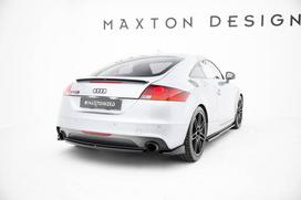 Maxton Design Central Rear Splitter for Audi TT S-Line 8J Facelift AU-TT-2-SLINE-RD1G
