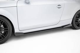 Maxton Design Street Pro Side Skirts Diffusers + Flaps Audi TT S / TT S-Line 8J Facelift AUTT2SLINECNC-SD1B+SF1G