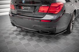 Maxton Design Rear Splitter (with vertical bars) BMW 7 M-Pack F01 BM-7-01-MPACK-RD1G+RD2G