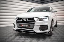 Maxton Design Front Splitter V.1 Audi Q3 Sport 8U Facelift AU-Q3-1F-SLINE-FD1G