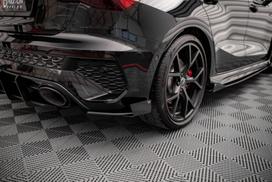 Maxton Design Street Pro Rear Side Splitters + Flaps Audi RS3 Sportback 8Y AURS38YCNC-RSD1B+RSF1G