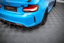 Maxton Design Street Pro Rear Side Splitters BMW M2 F87 BM287MCOMPCNC-RSD1B