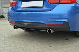 Maxton Design Rear Splitter for BMW 4 Coupe / Gran Coupe / Cabrio M-Pack F32 / F36 / F33 (without vertical bars) BM-4-F32-MPACK-RD1G