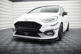 Maxton Design Front Splitter V.4 + Flaps Ford Fiesta ST / ST-Line FO-FI-8-STLINE-FD4G+FSF