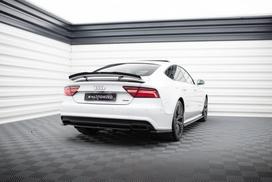 Maxton Design Rear Splitter (with vertical bars) Audi A7 S-Line C7 Facelift AU-A7-1F-SLINE-RD1+RD2G