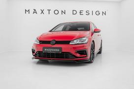 Maxton Design Front Splitter V.3 Volkswagen Golf R / R-Line Mk7 Facelift VW-GO-7F-R-FD3G