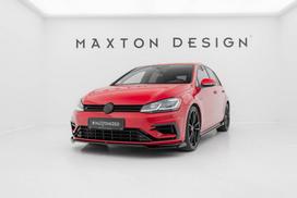 Maxton Design Front Splitter V.2 Volkswagen Golf R / R-Line Mk7 Facelift VW-GO-7F-R-FD2G