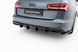 Maxton Design Rear Valance V.2 Audi A6 / A6 C7 S-line/ S6 C7 Facelift AU-A6-C7F-SLINE-RS1GO_O+RS1RG