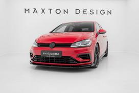 Maxton Design Front Splitter V.1 Volkswagen Golf R / R-Line Mk7 Facelift VW-GO-7F-R-FD1G